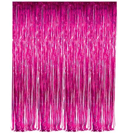 Draperi - Metallic - Hot Pink