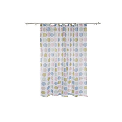 Duschdraperi DKD Home Decor Mus 180 x 200 cm Polyester Multicolour