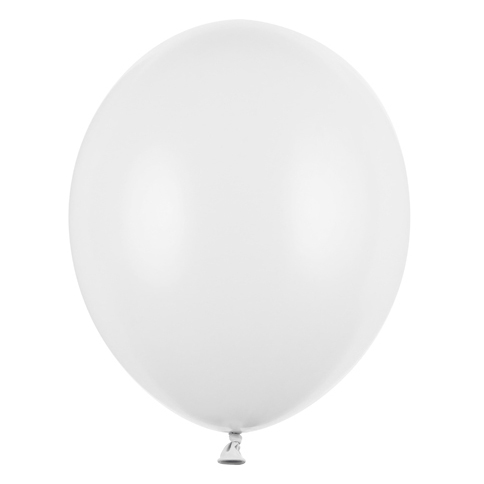 Ballonger - Pastel - Vita - 50-pack