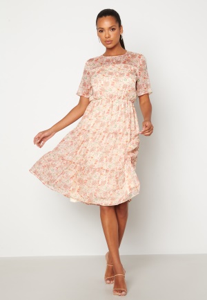 Bubbleroom Occasion Brie Midi Dress Pink / Floral 48