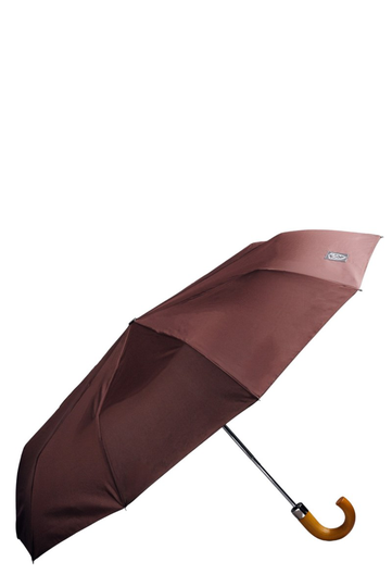 Kort paraply brown