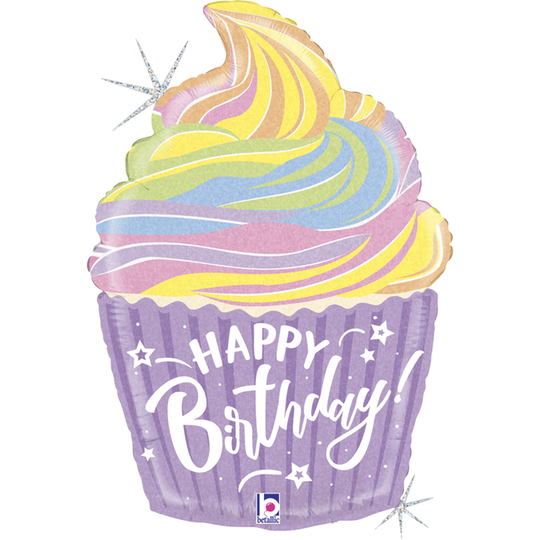 Folieballong - 69 cm - Pastel Cupcake