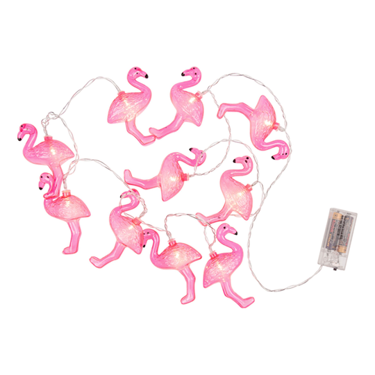 LED Ljusslinga Flamingos