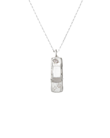 Halsband automobile silver