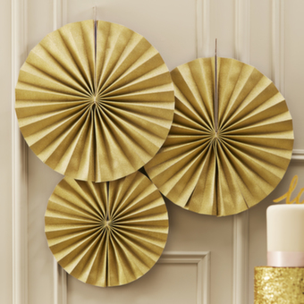 Pin Wheels - Guld - 3-pack