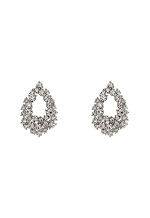 LILY AND ROSE Petite Earrings Crystal/silver One size