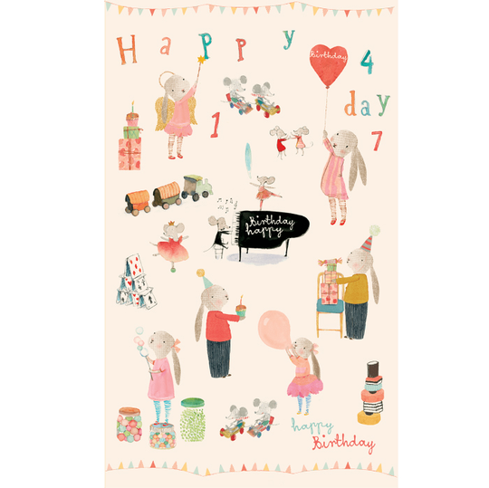 Presentpapper - 10 m - Happy Day