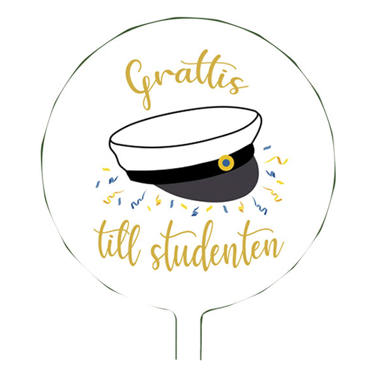 Folieballong - 46 cm - Studenten