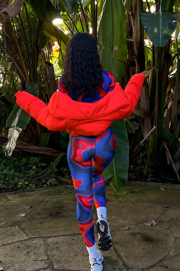 NA-KD Flow Tights med hög midja - Multicolor