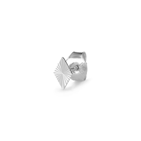 Örhänge rhombe stud silver