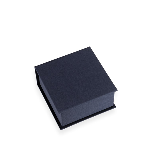 Ask med lock midnattsblå 120x120x60 mm