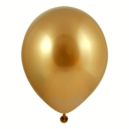 Latexballonger Guld Mini - 100-pack