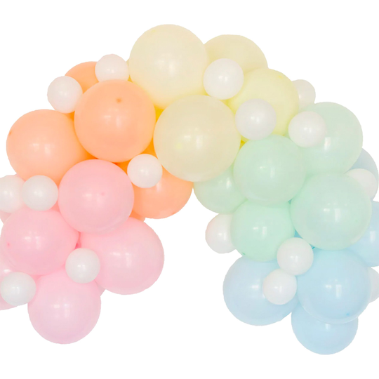 Ballongbåge Pastell Mix