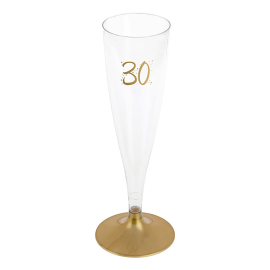 Champagneglas med Siffra - Siffra 30
