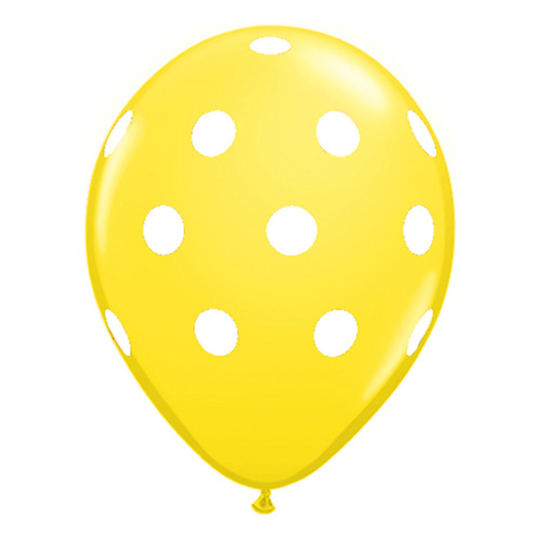 Prickiga Ballonger Gula - 6-pack