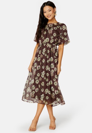 Happy Holly Lynetta Midi Dress Pink / Floral 32/34