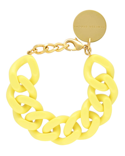 Armband flat chain gul