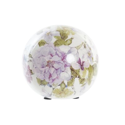 Dekorationsboll DKD Home Decor Virágok Stengods (12 x 12 x 12 cm)