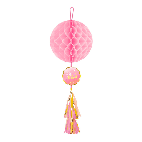 Honeycomb med Tassel Oh Baby