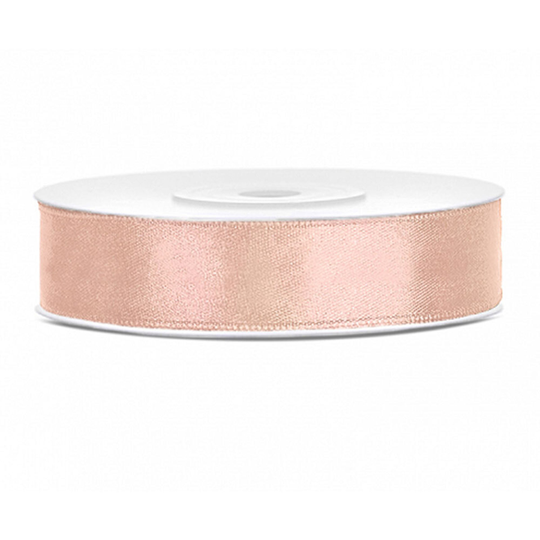 Satinband Ljuspersika - 12 mm x 25 m