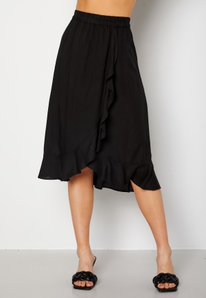 Happy Holly Tamia frill skirt Black 36/38