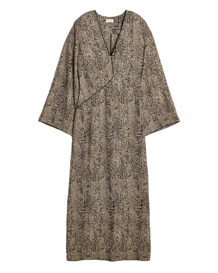 Klänning isetta snake jacquard