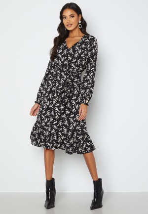 Chiara Forthi Francesca Flounce Dress Patterned 34