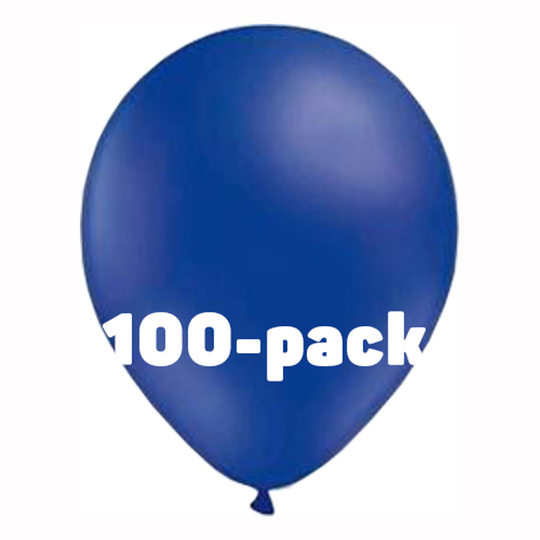 Ballonger Mörkblå - 100-pack