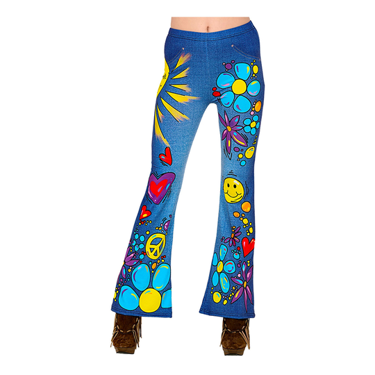 70-tals Hippie Byxor Dam - Small/Medium