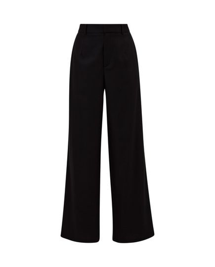 Byxor cleo wool blend pants svart