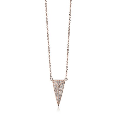 Damhalsband Sif Jakobs C0069-CZ-RG (45 cm)