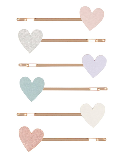 Bobby pin heart multi