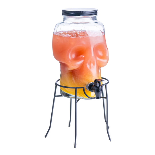 Drinkdispenser Dödskalle med Ställ