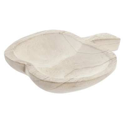 Bordsdekoration DKD Home Decor Brun Paulowniaträ (28 x 25 x 5 cm)