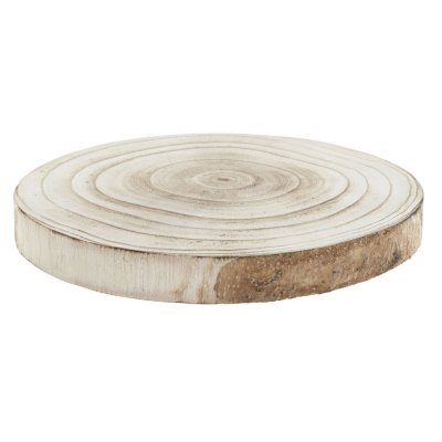 Bordsdekoration DKD Home Decor Paulowniaträ (20 x 20 x 2.5 cm)