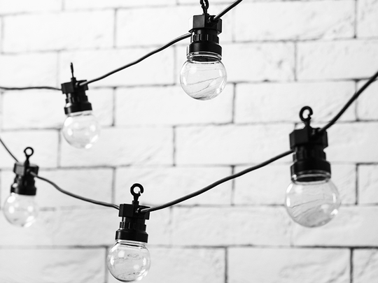 Ljusslinga - Lampa - LED - Svart