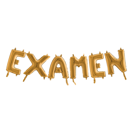 Ballonggirlang Examen Guld Metallic