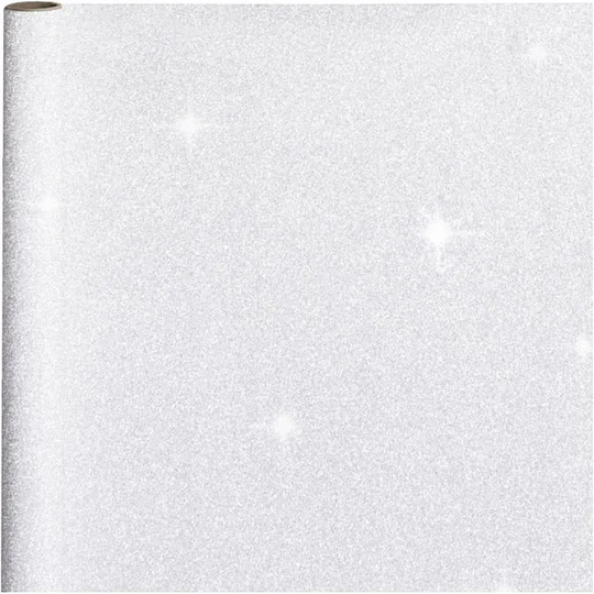 Presentpapper - Glitter - Silver