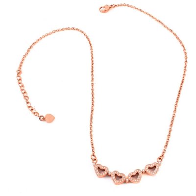 Damhalsband Folli Follie 3N1T033RS (30 cm)