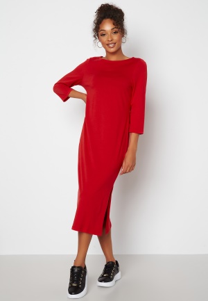 Happy Holly Priscilla Midi Dress Red 32/34
