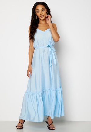 JDY Monroe Strap Maxi Dress Cool Blue 34