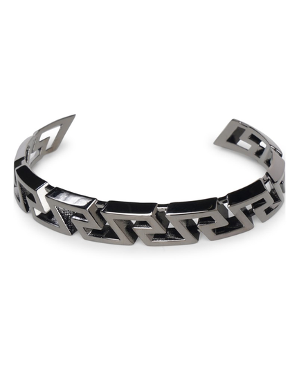 Armband greca ruthenium grå