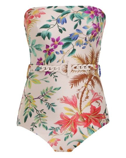 Baddräkt tropicana chain cream floral