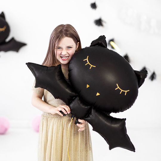 Folieballong - Bat - Pink Halloween