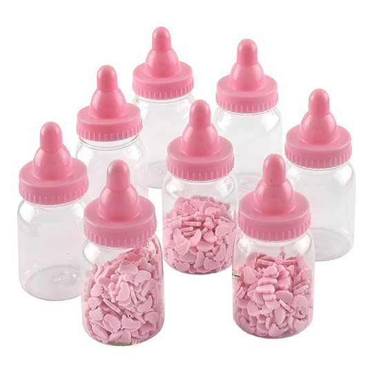 Dekoration Nappflaskor Rosa - 8-pack