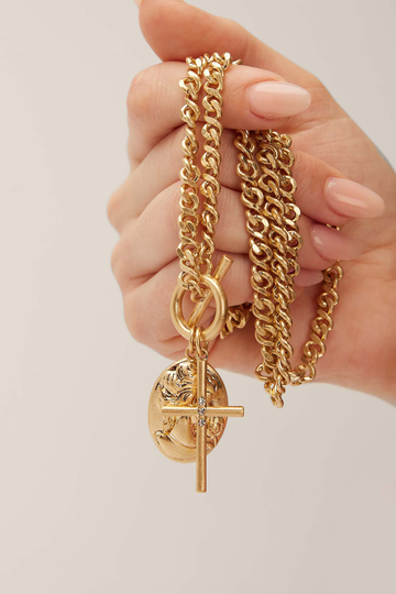 NA-KD Accessories Halsband med hängsmycke - Gold