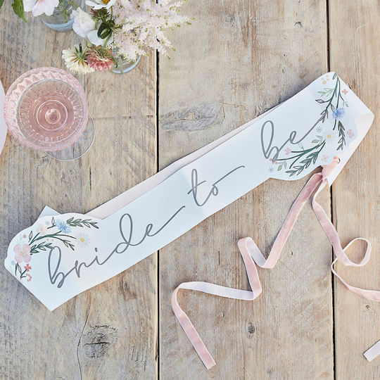 Sash - Bride to be - BOHO Bride