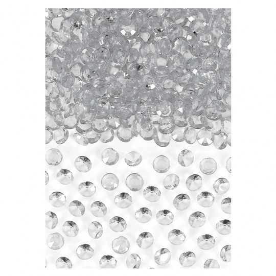 Diamantkonfetti - Mini - Silver