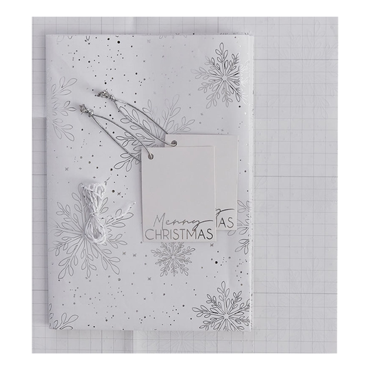 Julpapper Snöflingor Kit