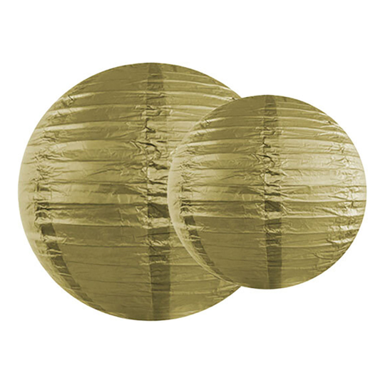 Rislampa Guld - 25 cm